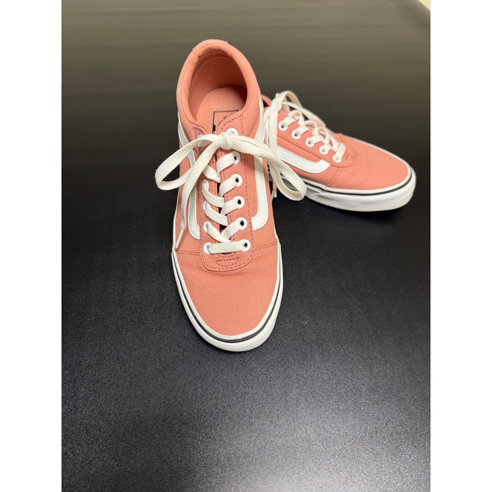 Vans Ward Low Top Dusty Pink Canvas Sneakers Womens 8.5 J10 Skater